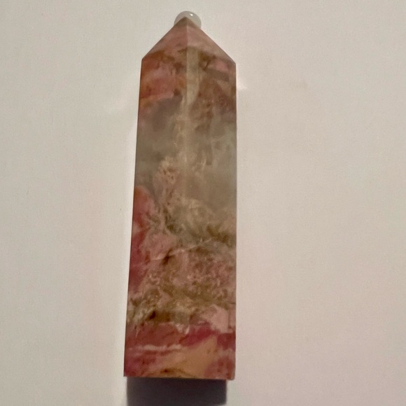 3” Rhodonite Crystal Tower - Picture 2 of 5
